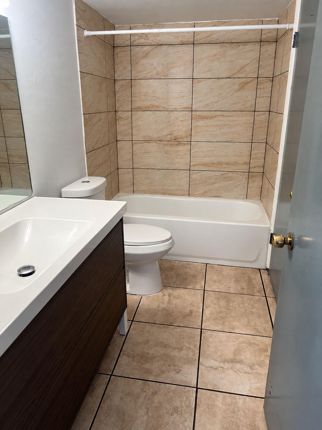 Bathroom renovation completed by RCRA Management